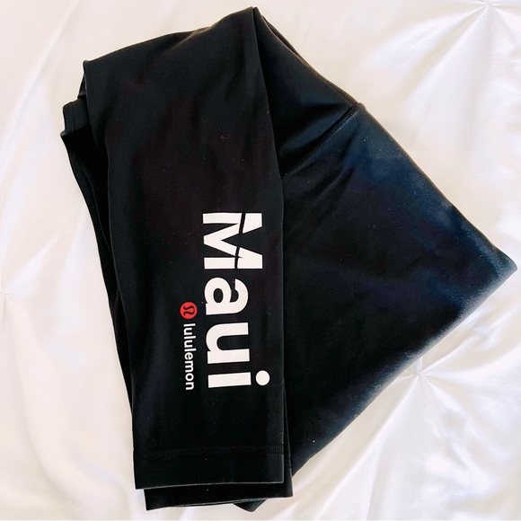 RARE Lululemon Hawaii Align Leggings Maui Aloha Hawaii Exclusive Limited Edition - Picture 2 of 5